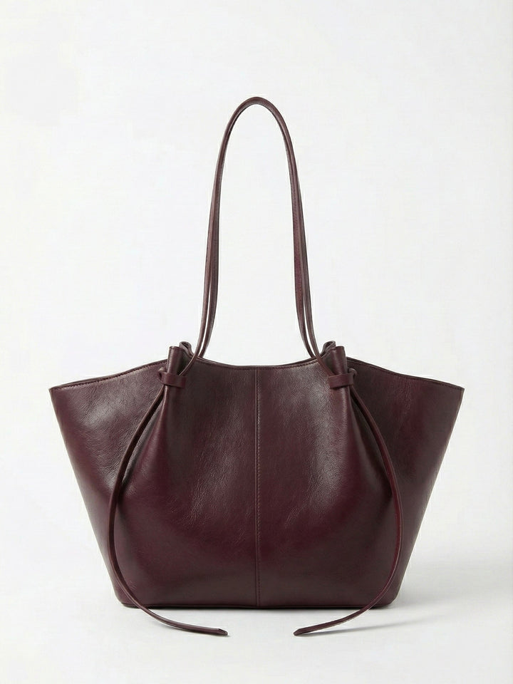 Adele | Leather Shopper Tote Bag