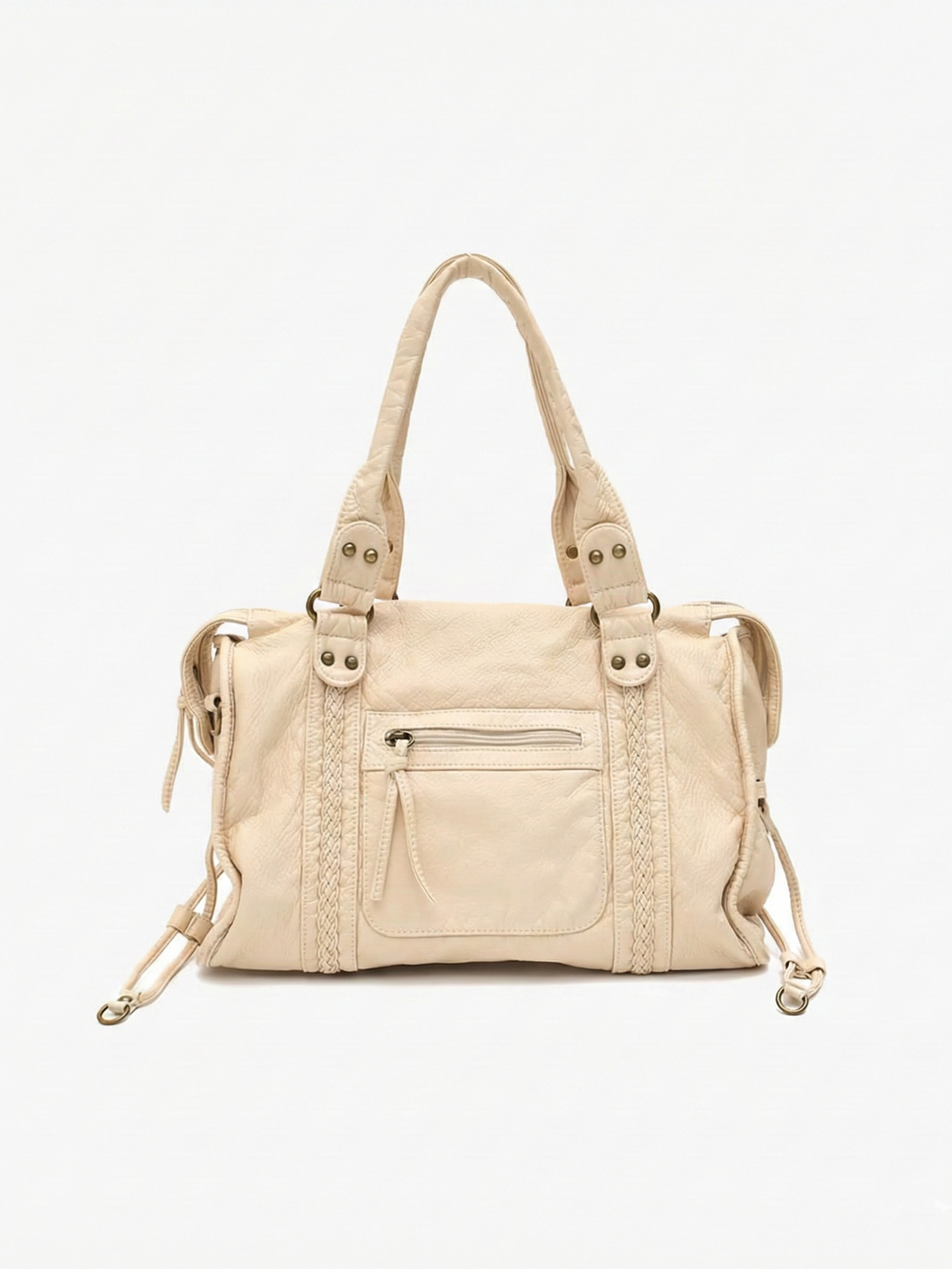 Arabell | Vintage Faux Leather Structured Tote Bag