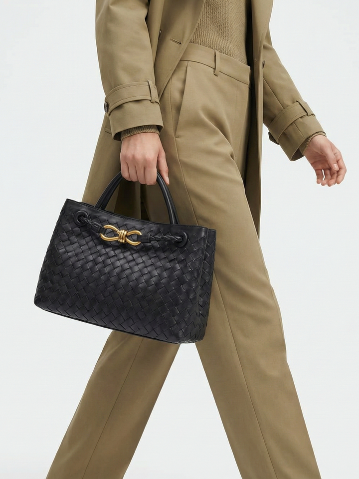 Wells | Tote Woven Shoulder Bag