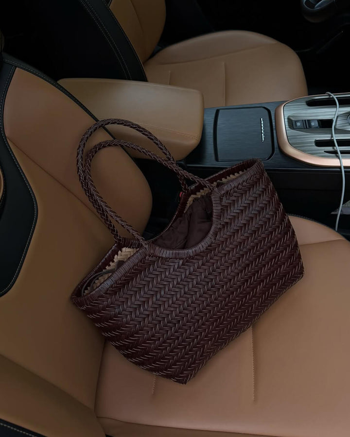 April | Woven Oversized Tote Bag