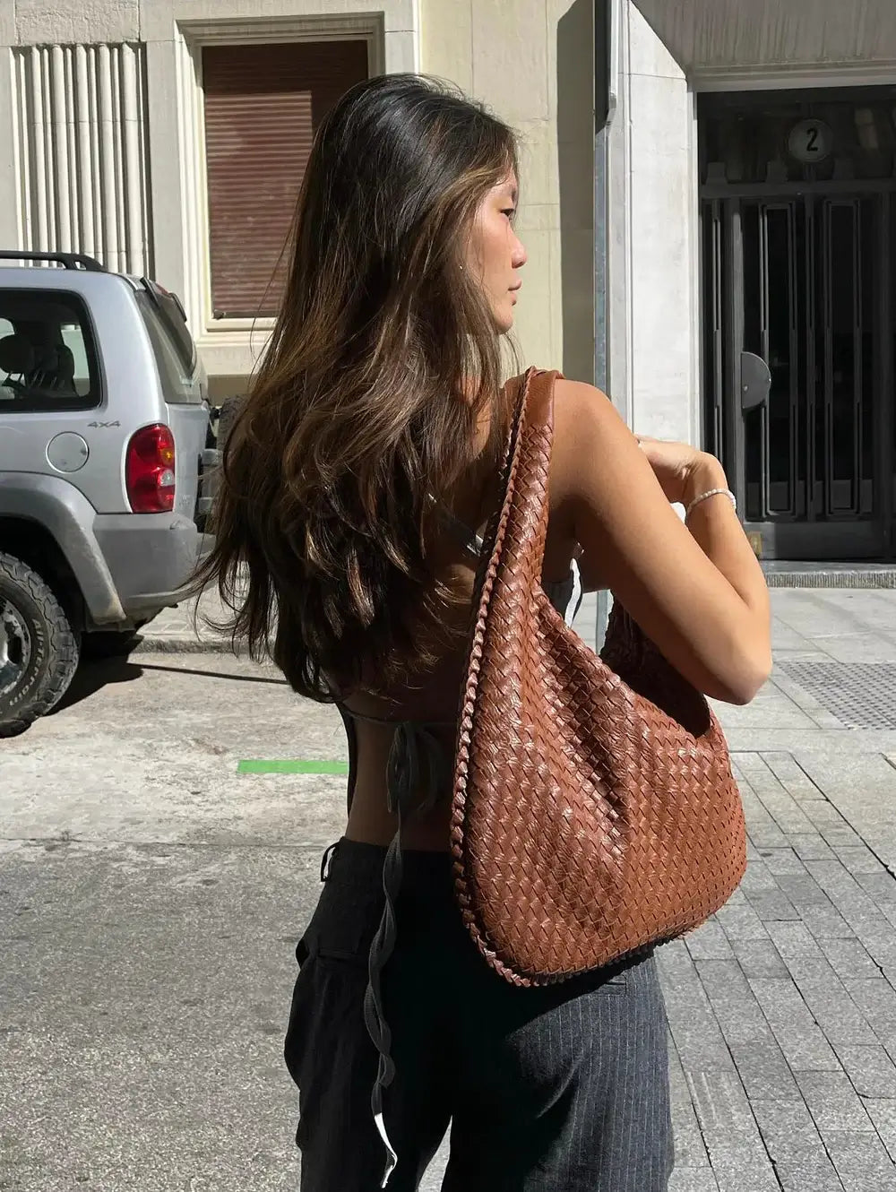 Curlew | Woven Large Shoulder Bag