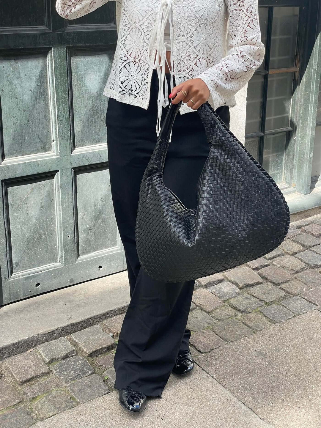 Curlew | Woven Large Shoulder Bag