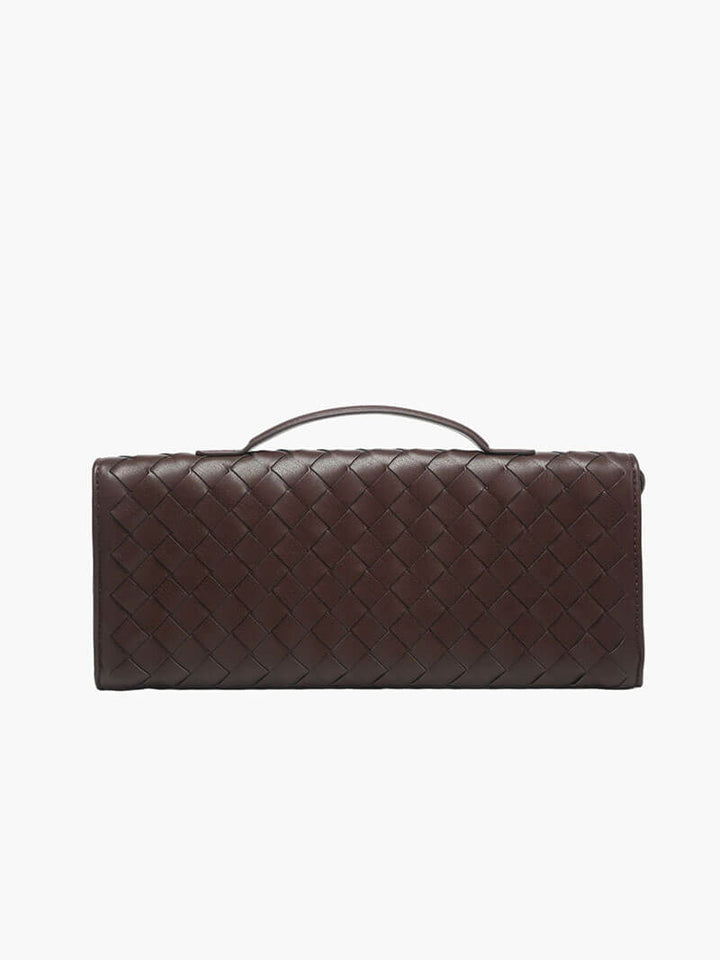 Alba | Woven Structured Shoulder Bag