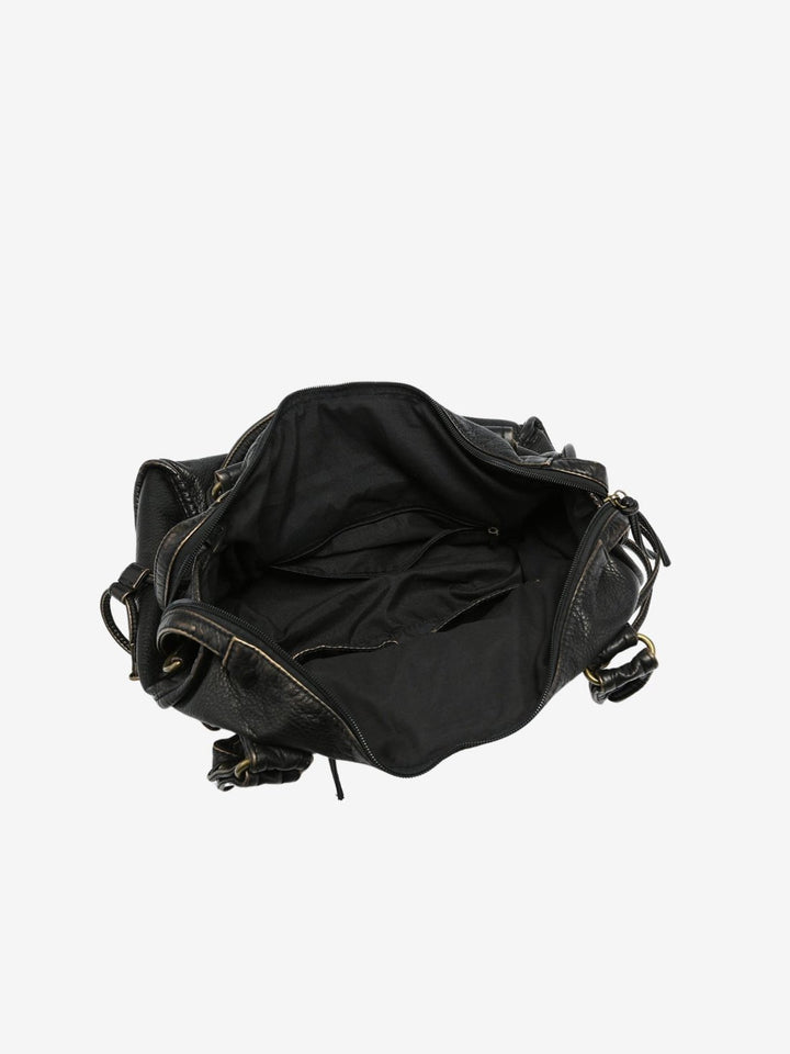 Arabell | Vintage Faux Leather Structured Tote Bag